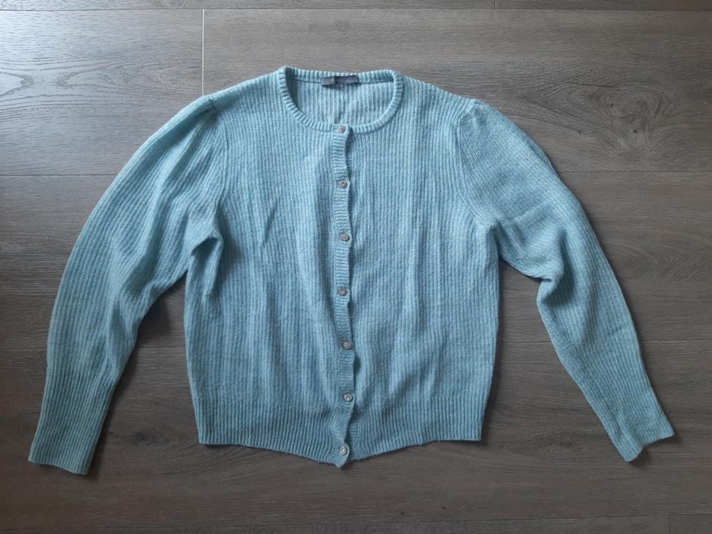 Emotions vestje met wol/mohair maat 40, Kleding | Dames, Maat 38/40 (M), Blauw, Emotions, Ophalen of Verzenden