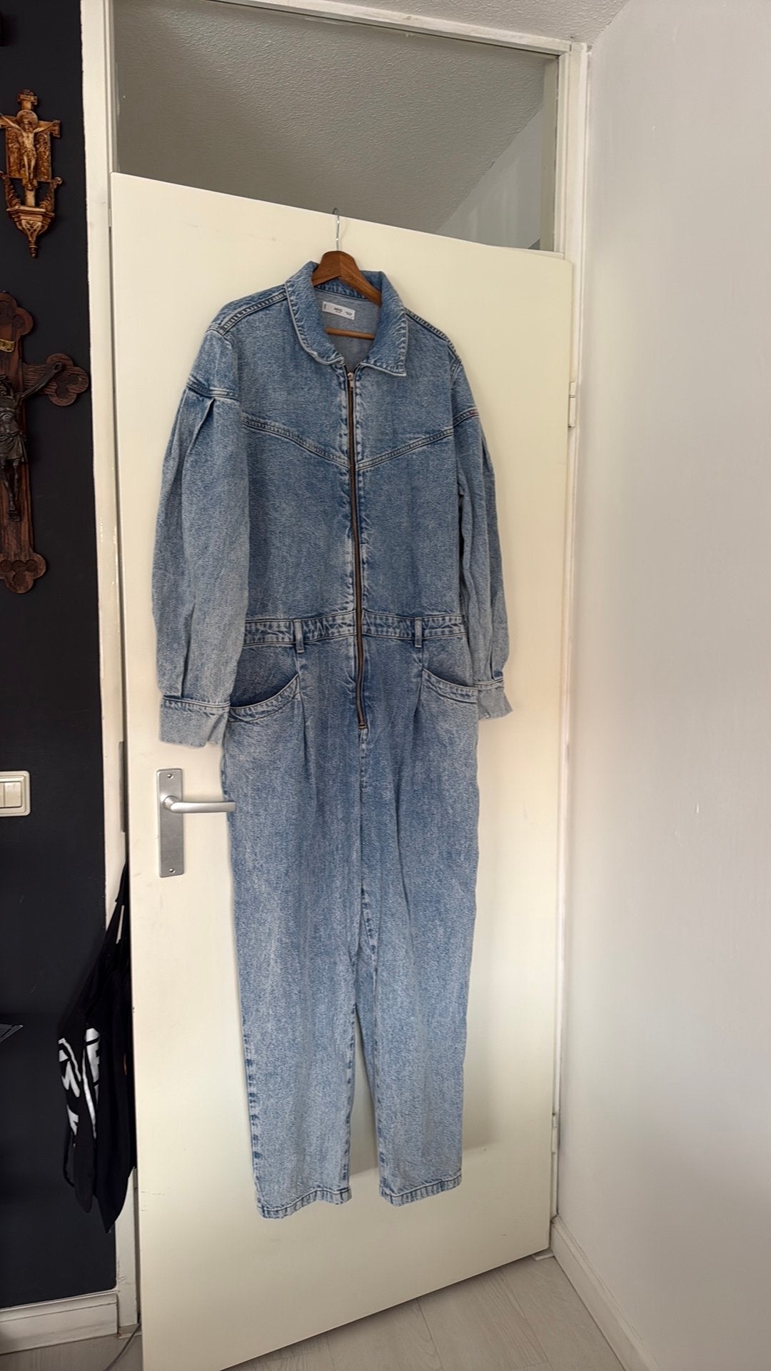 Mango jumpsuit 2xl, Ophalen of Verzenden, Gedragen, Maat 46/48 (XL) of groter, Blauw