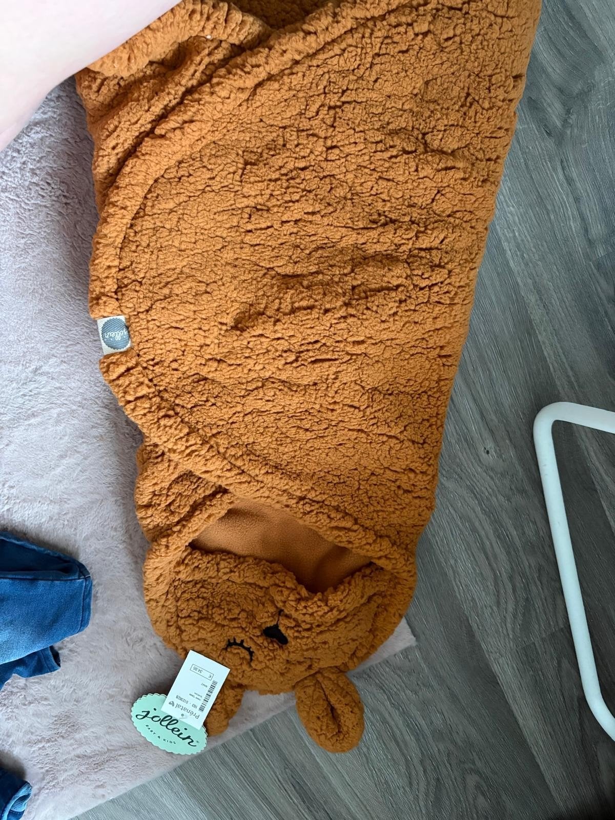 Jollein deken voor box of maxi-cosi, Ophalen
