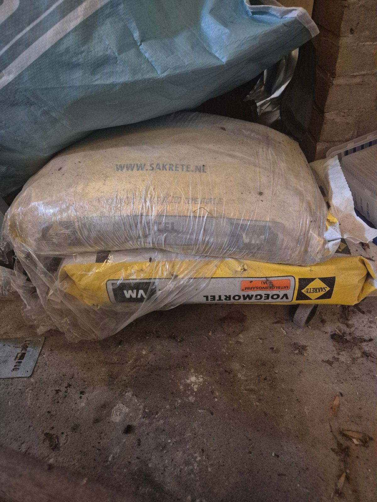2 zakken Sakrete Voegmortel, Doe-het-zelf en Verbouw, Ophalen