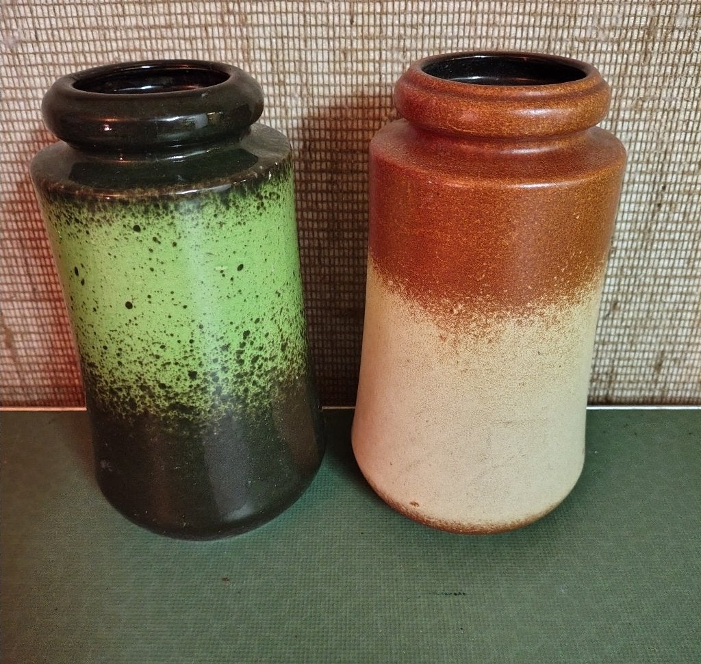 2 vintage vazen van Scheurich Keramik 549-21, Ophalen of Verzenden