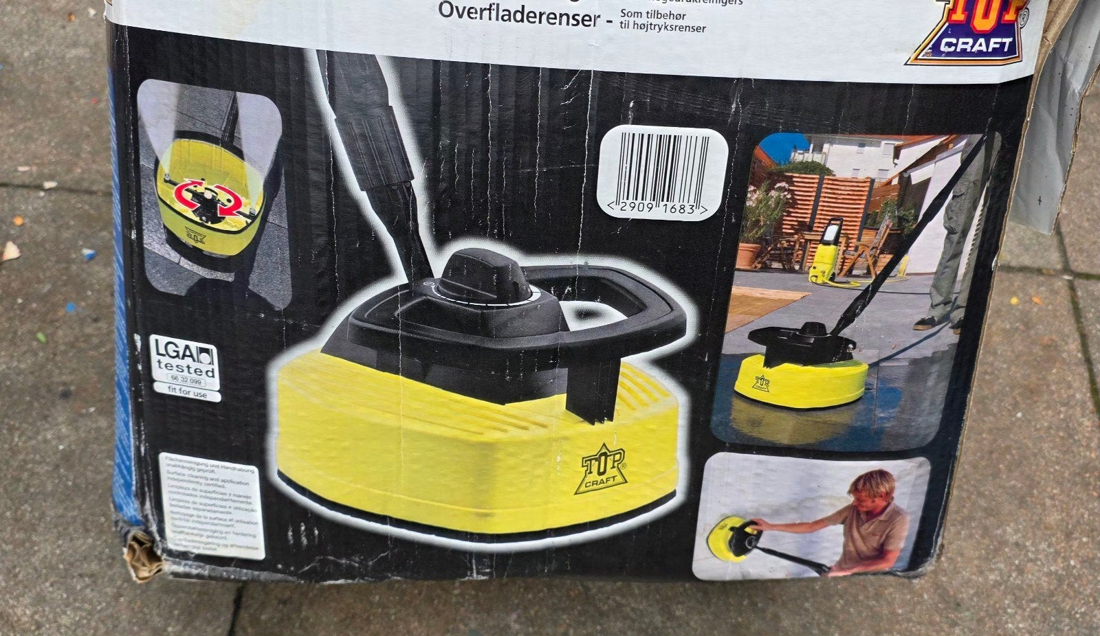 Top Craft Oppervlaktereiniger / Terrasreiniger (Met verlengl, Tuin en Terras, Ophalen of Verzenden, Elektrisch