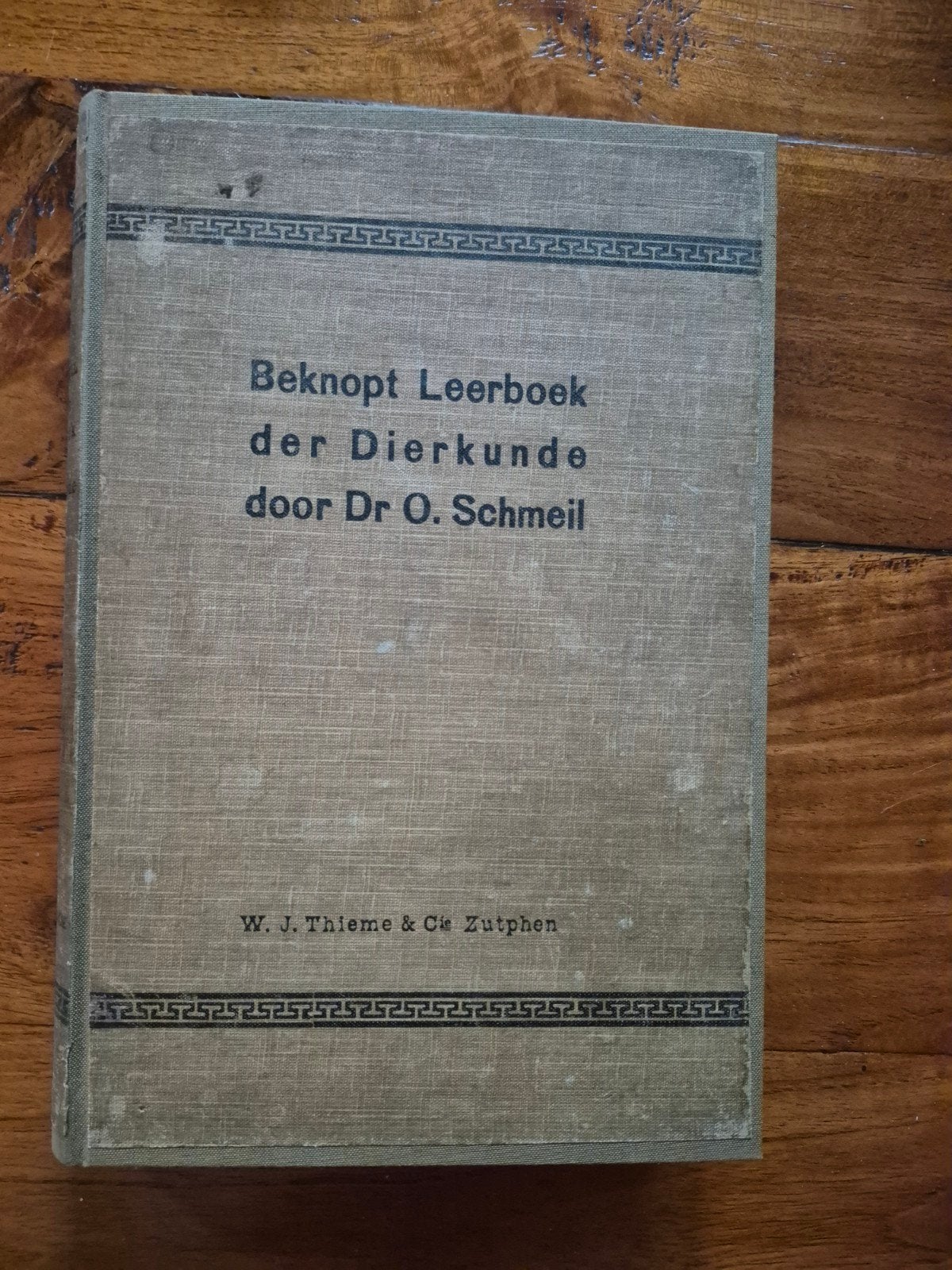 Beknopt Leerboek der Dierkunde - Dr. O. Schmeil, Verzenden, Gelezen, Overige onderwerpen, Dr. O. Schmeil