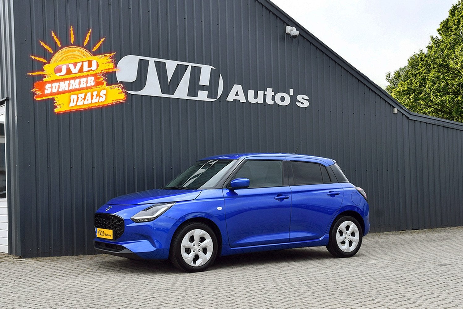 Suzuki Swift 1.2 AUT Dualjet Hybrid 02-2025 | BTW | Navi | L, Auto's, Suzuki, 83 pk, Stof, Gebruikt, Blauw
