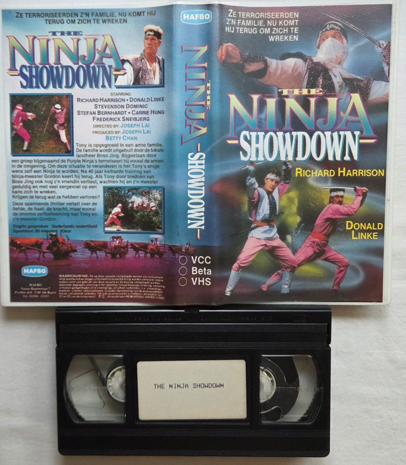 The Ninja Showdown VHS Actie/Martial-Arts, Vanaf 16 jaar, Ophalen of Verzenden, Gebruikt, Actie en Avontuur