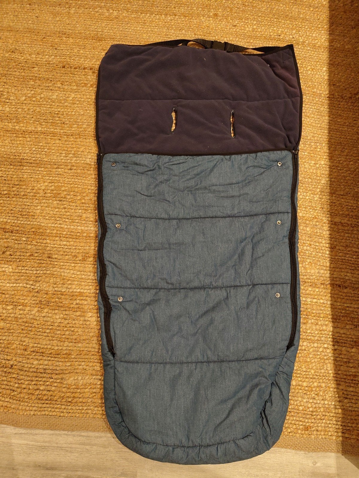 Hema Voetenzak Kinderwagen - Blauw, Ophalen of Verzenden
