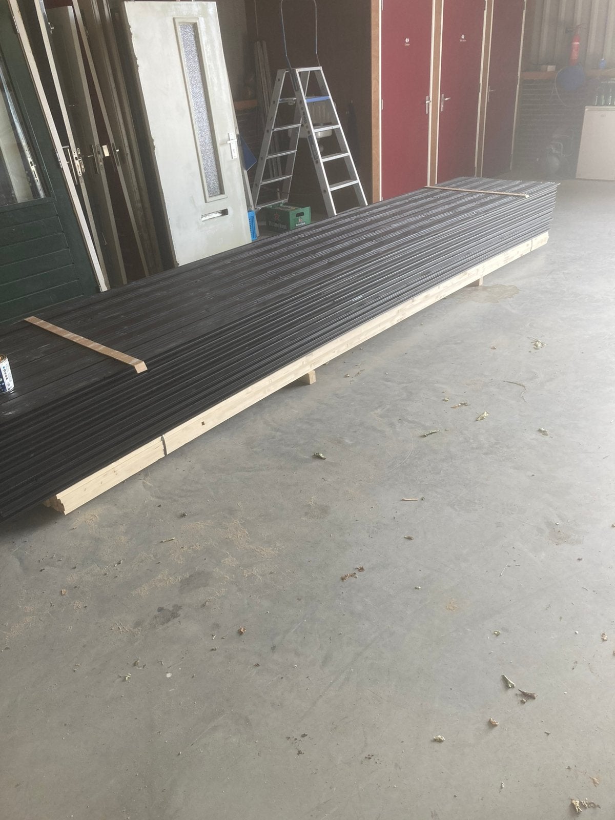 Black channelsiding rabat 22 mm dik ( top kwaliteit ), Ophalen, Minder dan 3 meter, Zo goed als nieuw, H