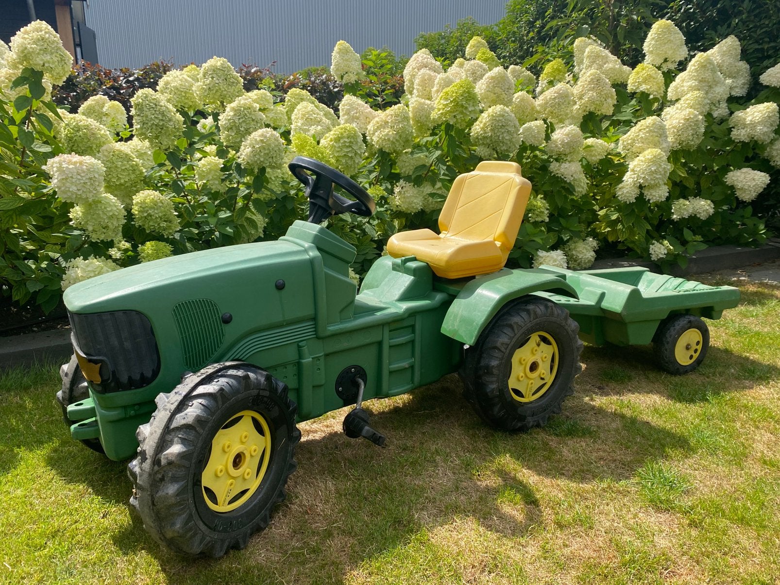 Trap trekker john deere met diverse attributen& claas trekke, Ophalen, Gebruikt
