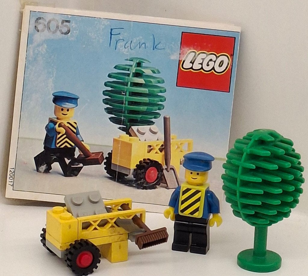 Lego 605 Vintage Straat veger, Kinderen en Baby's, Compleet, Lego, Ophalen of Verzenden, Complete set