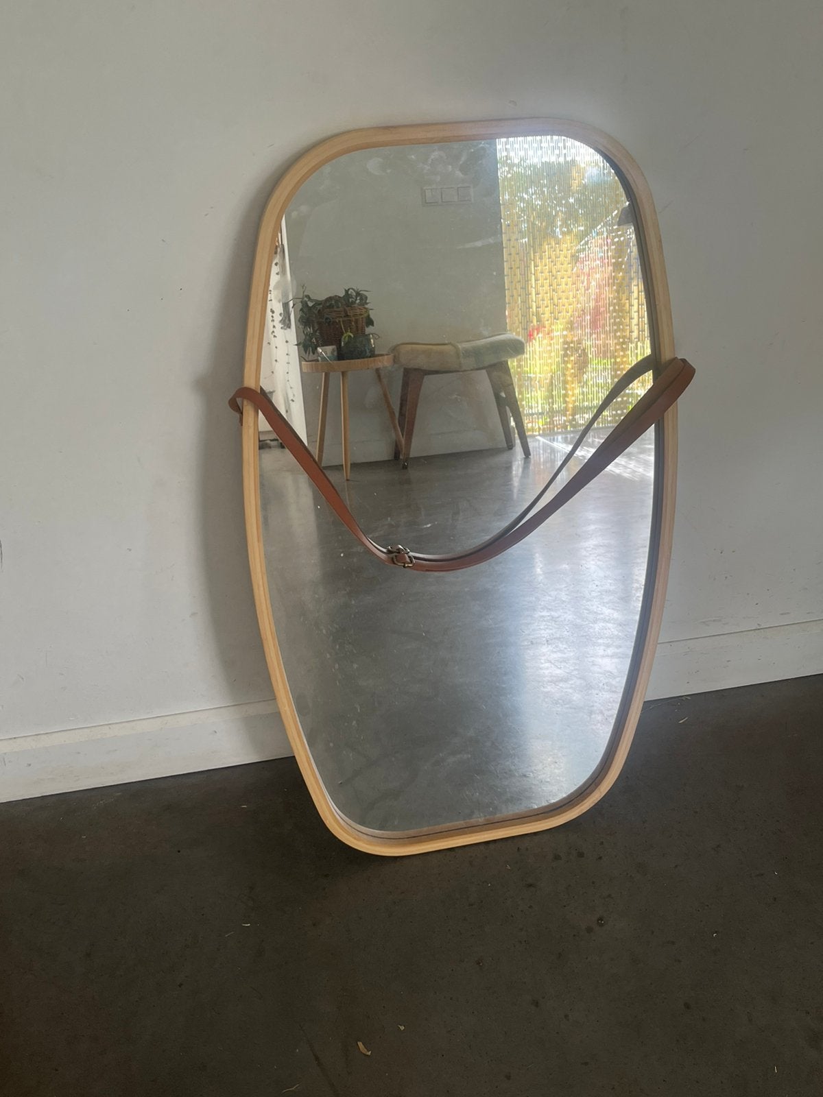 Mooie spiegel met houten rand, Huis en Inrichting, Ophalen, Minder dan 50 cm, Zo goed als nieuw, Minder dan 100 cm