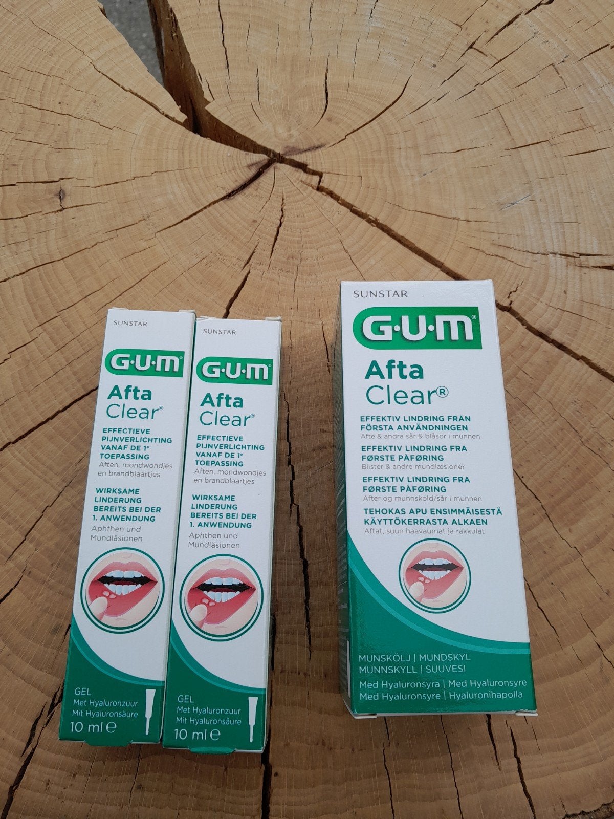 GUM Afta Clear gel en mondwater, Sieraden, Tassen en Uiterlijk, Uiterlijk | Mondverzorging, Ophalen of Verzenden, Nieuw, Overige typen