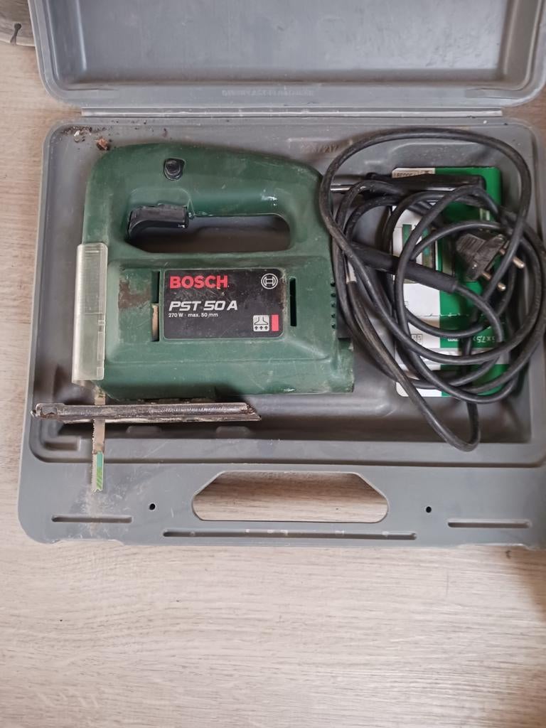 Bosch PST 50 A Decoupeerzaag - Gebruikt maar functioneel, Doe-het-zelf en Verbouw, Gereedschap | Zaagmachines, Gebruikt, Decoupeerzaag