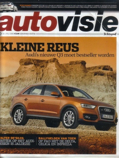 Autovisie 15 2011 : Lancia Delta HF Integrale Evo2 - Renault, Ophalen of Verzenden, Gelezen, Algemeen