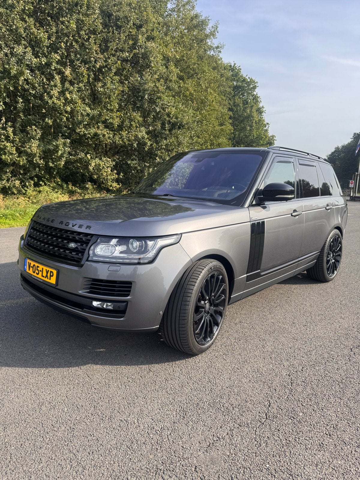 Land Rover 2017 Grijs, Auto's, Automaat, Dealer onderhouden, Land Rover, Diesel