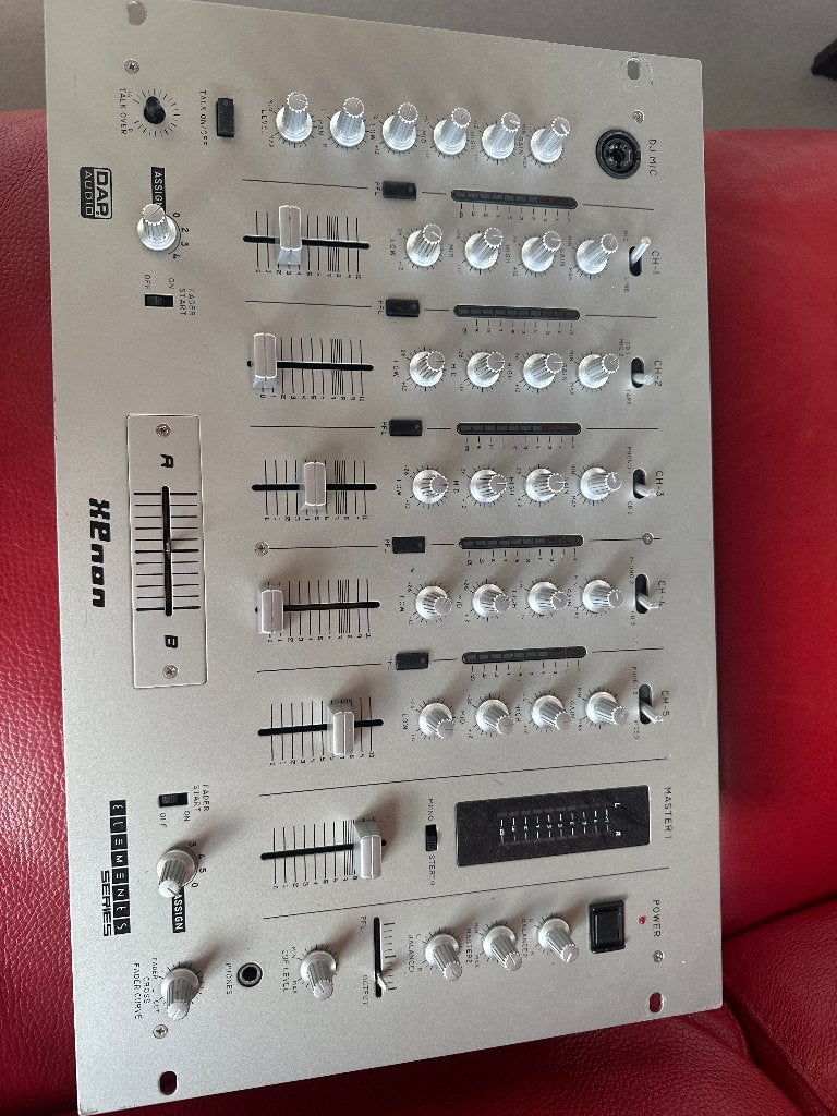 Stereo audio mixer DAP Xenon elements series, Muziek en Instrumenten, Mengpanelen, Ophalen, Gebruikt, 5 tot 10 kanalen, Microfooningang
