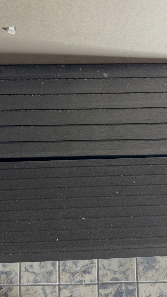 Zwarte composiet vlonderplanken, 12m2, zeer goede staat, Tuin en Terras, Ophalen, Zo goed als nieuw, Composiet