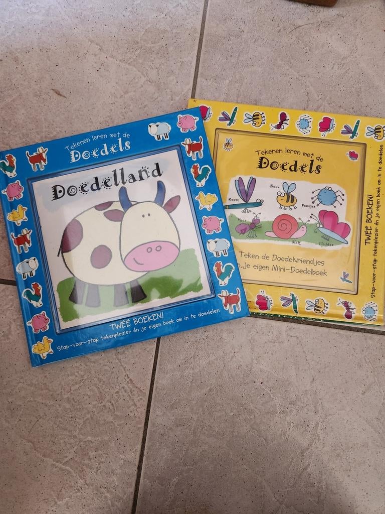 Tekenen leren met de Doedels: Doedelland & Doedelvriendjes, Ophalen of Verzenden, Gelezen, Onbekend, 3 tot 4 jaar