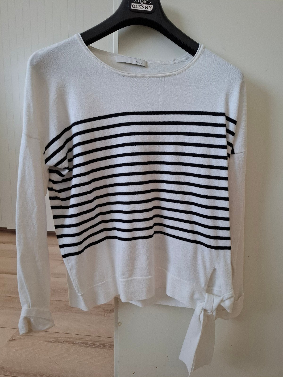 OUI gestreepte trui maat M - Zo goed als nieuw, Kleding | Dames, Maat 38/40 (M), Wit, Ophalen of Verzenden, Zo goed als nieuw
