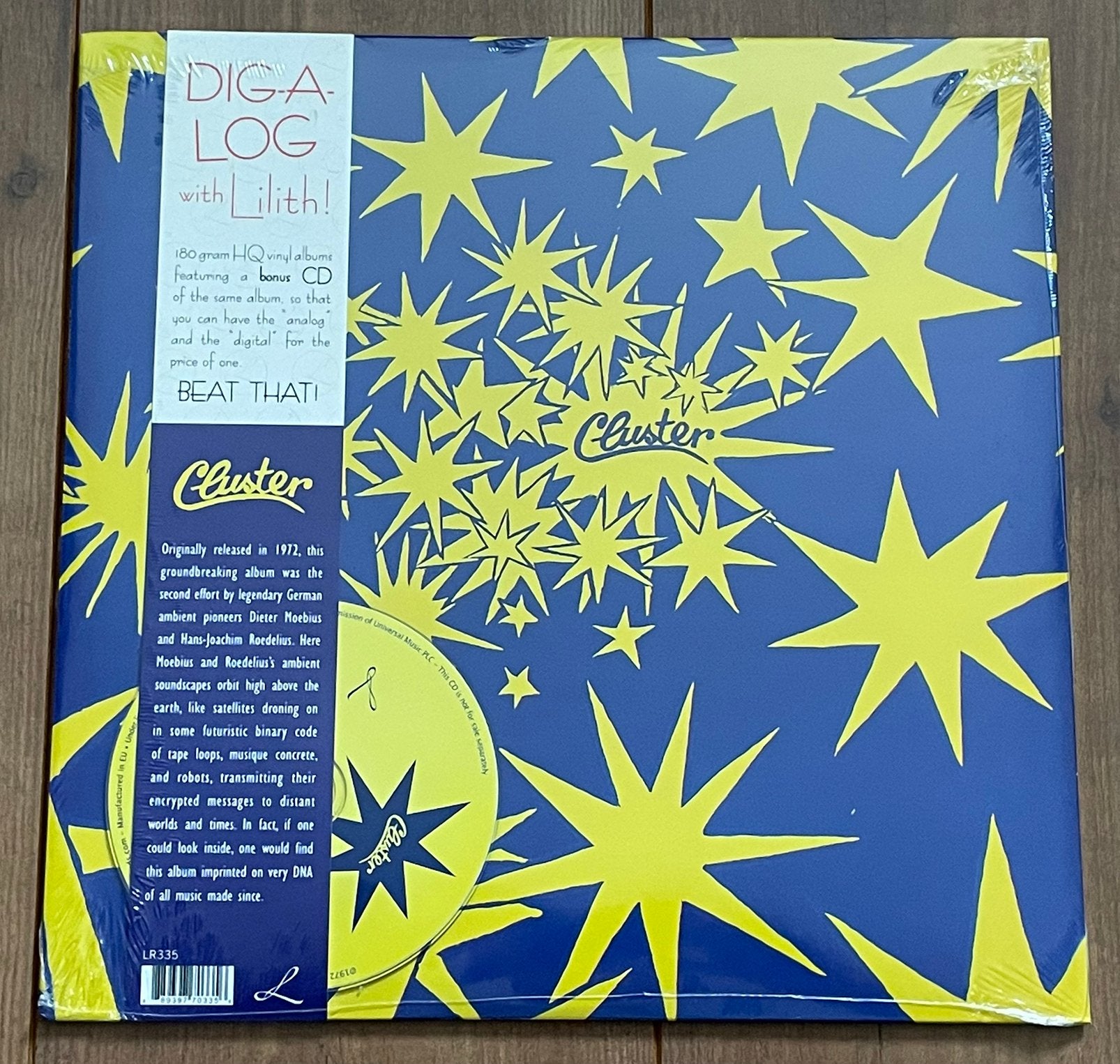 Cluster - Cluster II lp / Remastered Reissue w. cd / NEW!, Cd's en Dvd's, LP, Beschermende buitenhoes, Ophalen of Verzenden, 12 inch