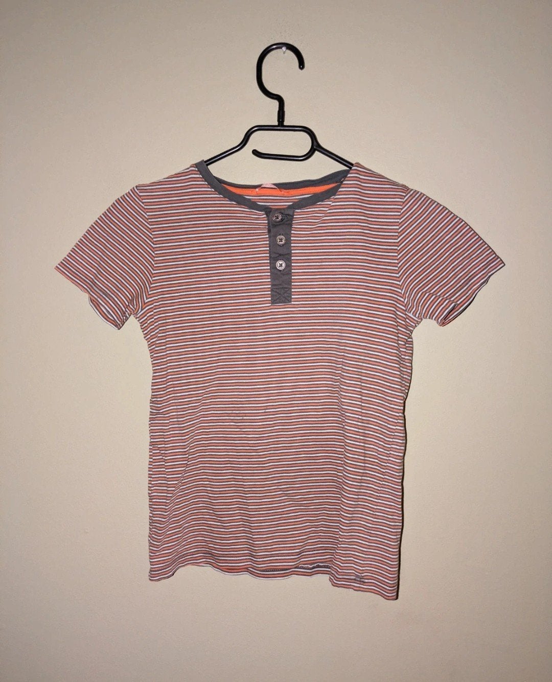Hema T-shirt gestreept maat 134/140 (3), Jongen of Meisje, Ophalen of Verzenden, Zo goed als nieuw, Shirt of Longsleeve