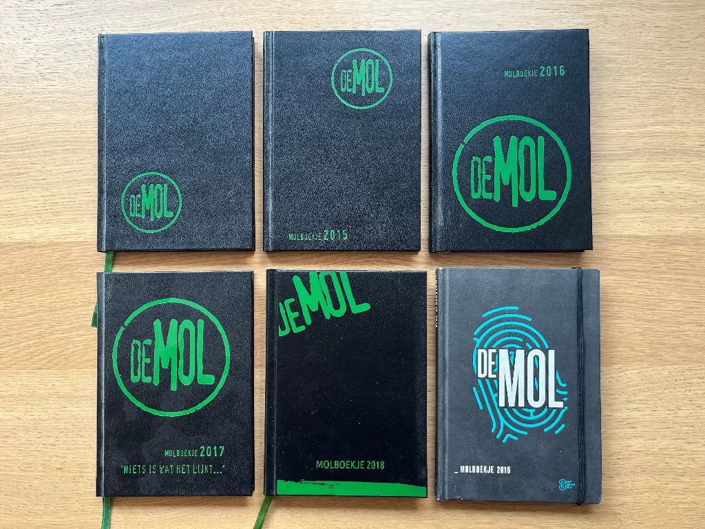 Wie is de Mol? Molboekjes, Ophalen of Verzenden, Zo goed als nieuw, Diverse auteurs