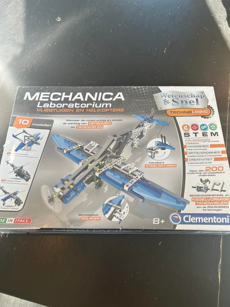 Clementoni Mechanica Laboratorium Vliegtuigen en Helikopters, Kinderen en Baby's, Speelgoed | Educatief en Creatief, Nieuw, Bouwen
