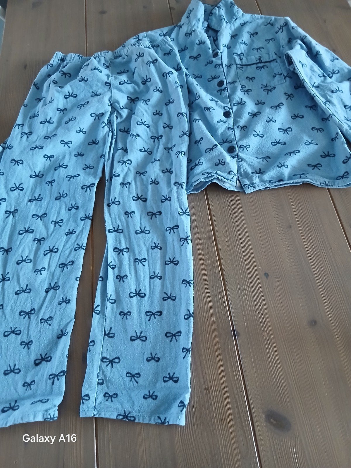 Zeeman pyjama maat 146/152 met strikjesprint, Ophalen of Verzenden, Gebruikt, Zeeman, Meisje