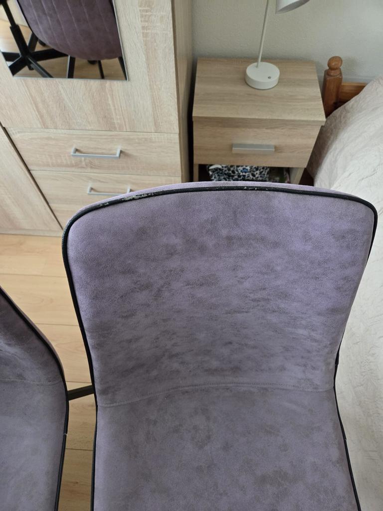 Te koop 6 taupe/grijze eetkamerstoelen, Ophalen of Verzenden, Zo goed als nieuw, 4 tot 6 stoelen