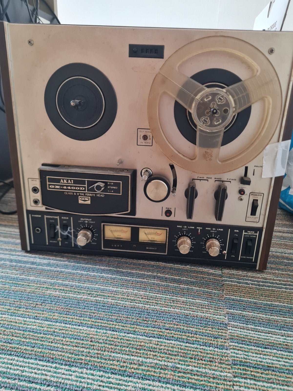 Akai GX-4400D Bandrecorder met banden, Audio, Tv en Foto, Bandrecorders, Ophalen of Verzenden, Bandrecorder, Met banden