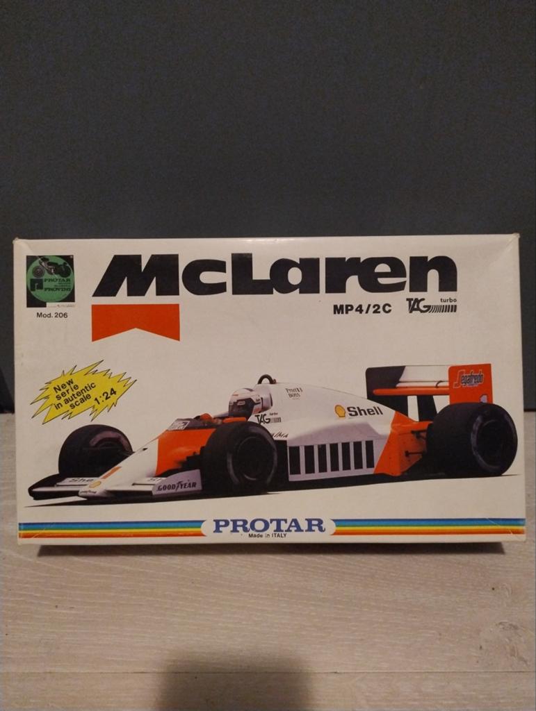 McLaren MP4/2C modelbouwkit - PROTAR (schaal 1:24), Overige merken, Auto, Groter dan 1:32, Nieuw
