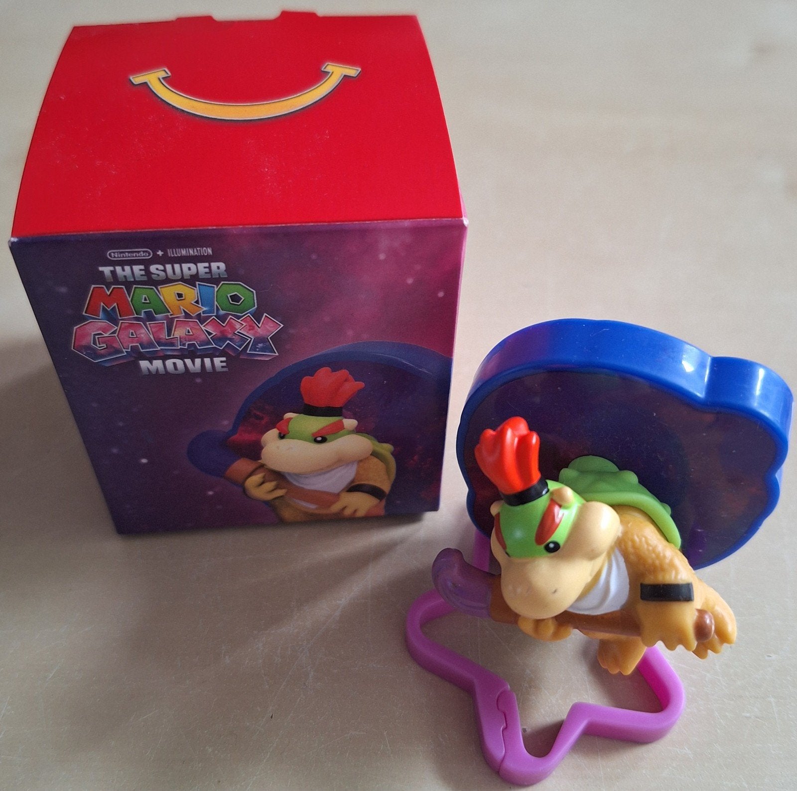 Super Mario Galaxy sleutelhanger Bowser JR, McDonald's, Ophalen of Verzenden, Nieuw