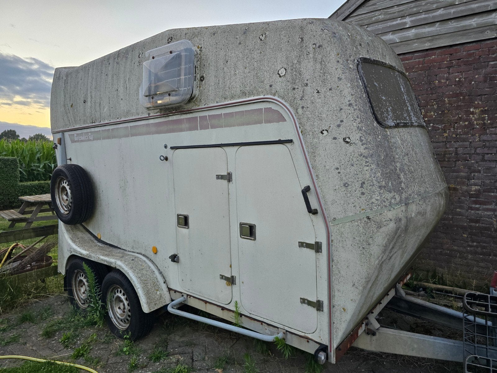 Paardentrailer opknapper, Dieren en Toebehoren, Ophalen, Gebruikt, 2-paards trailer
