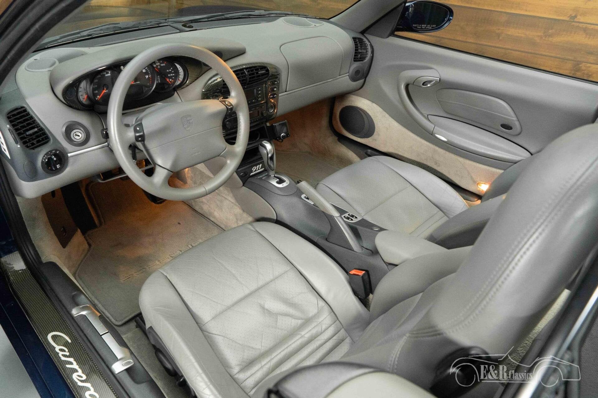 Porsche 911 Carrera Cabriolet | 1999, Auto's, Automaat, Achterwielaandrijving, Blauw, Leder