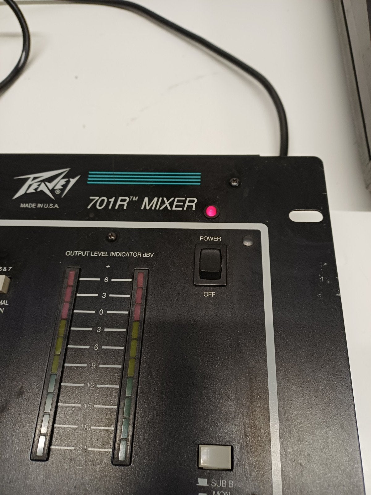 Peavey 701R Mixer - 7 Kanalen, Werkt, Muziek en Instrumenten, Ophalen of Verzenden, Gebruikt, 5 tot 10 kanalen