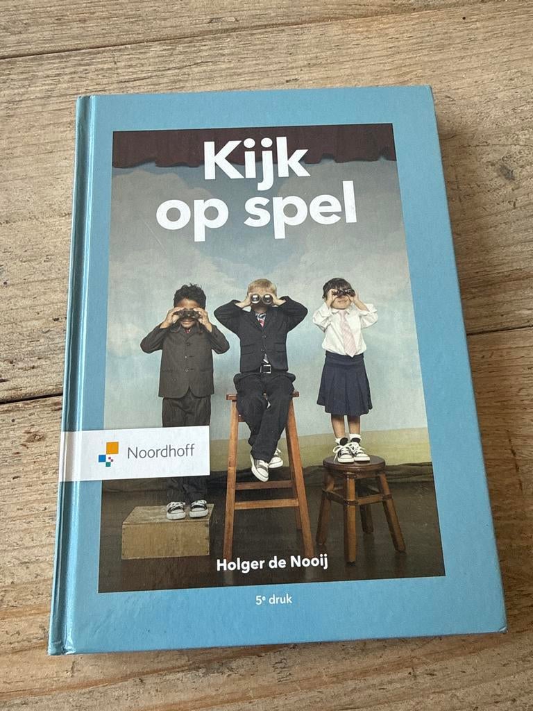 Kijk op spel - Holger de Nooij (5e druk), Boeken, Ophalen of Verzenden, Alpha, Zo goed als nieuw, HBO