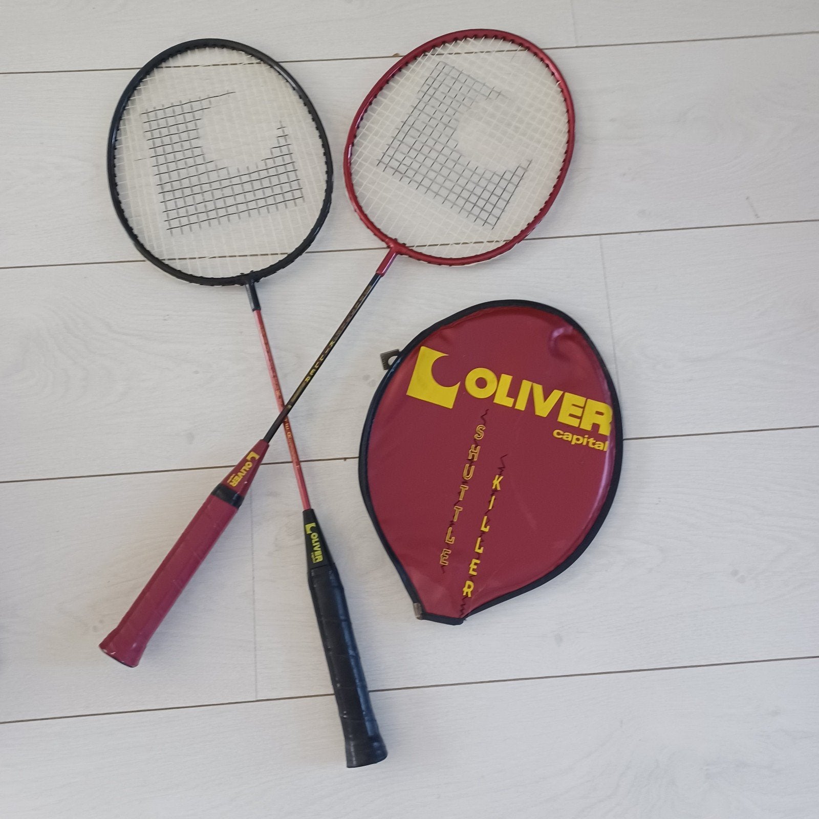 Prima badminton rackets, Ophalen, Racket(s)