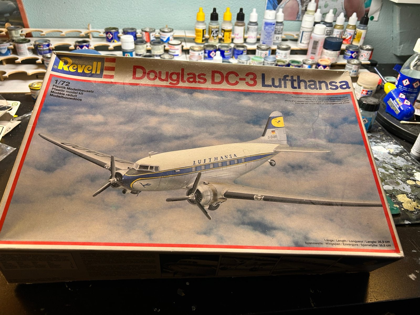 Revell Douglas DC-3 Lufthansa modelbouw vliegtuig 1:72, 1:72 tot 1:144, Revell, Nieuw, Ophalen of Verzenden
