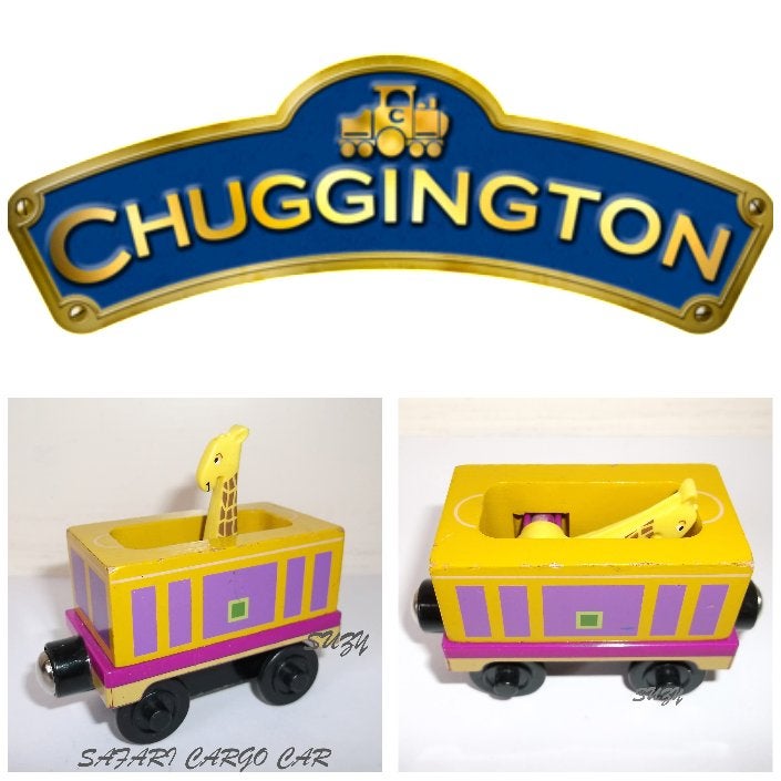 Chuggington Houten Series Safari Cargo Car, Ophalen of Verzenden