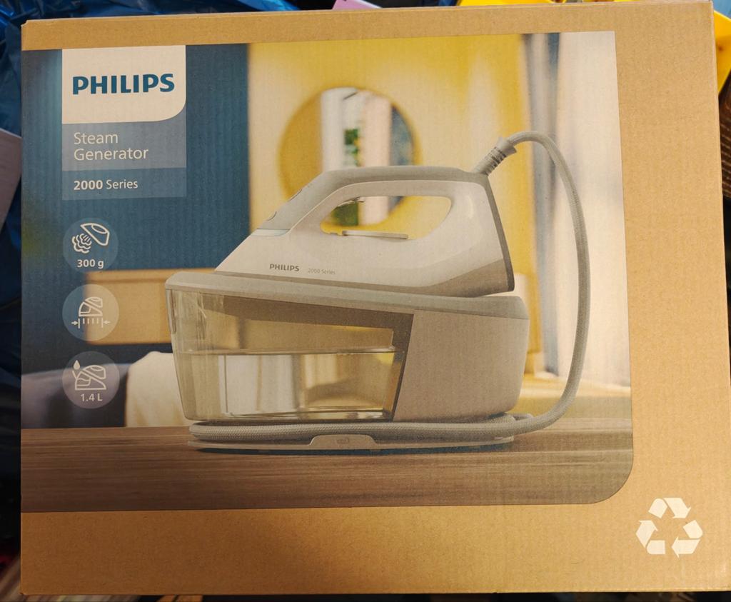 Philips Steam Generator 2000 Series - Nieuw in doos, Ophalen of Verzenden, Nieuw, Strijkijzer met snoer