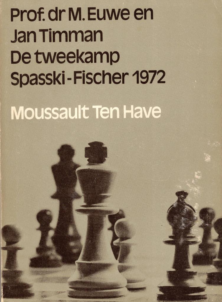 De tweekamp Spasski-Fischer 1972, Gelezen, Max Euwe en Jan Timman, Ophalen of Verzenden, Denksport