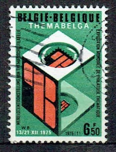 Belgie 1975 Postzegel tentoonstelling EXPO Loupe, Postzegels en Munten, Verzenden, Gestempeld, Overige thema's