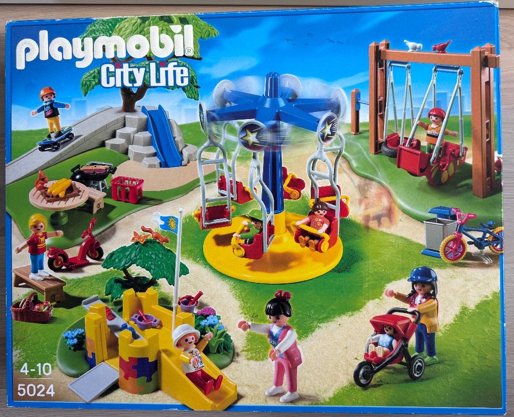 Playmobilset 5024 City Life Speelplein, Complete set, Overige typen, Ophalen of Verzenden, Zo goed als nieuw