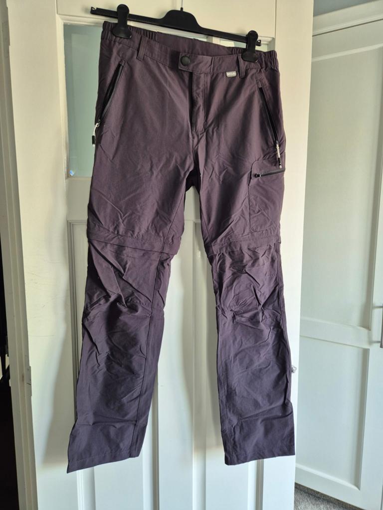 Regatta outdoor afritsbroek heren M/L mt50, Maat 48/50 (M), Ophalen of Verzenden, Zo goed als nieuw, Grijs