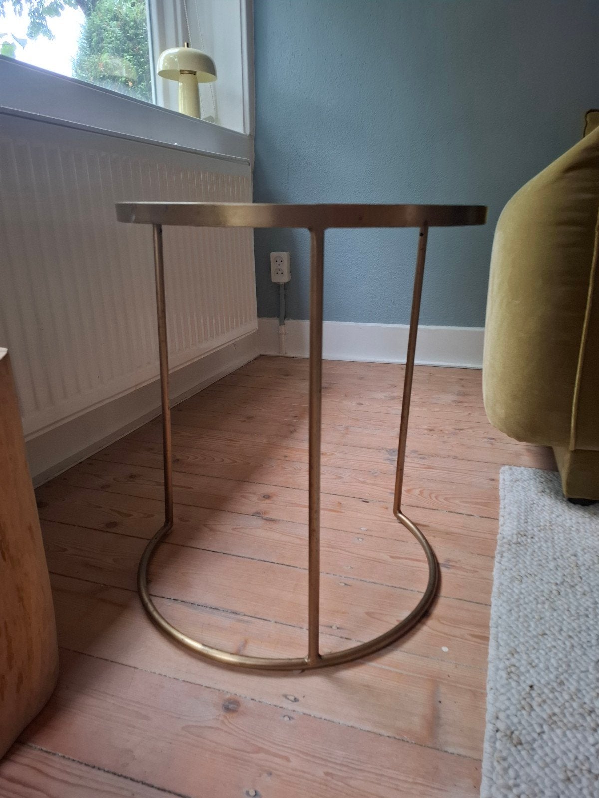 Tafeltje messing Sissy Boy, Huis en Inrichting, Ophalen, Minder dan 55 cm, Gebruikt, Metaal of Aluminium