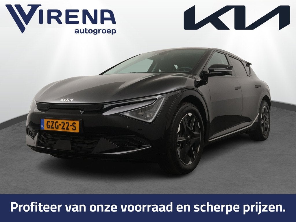 Kia Ev6 Plus 63 kWh - Stoelverkoeling/verwarming - Camera -, Auto's, Kia, Automaat, 12 maanden, Achterwielaandrijving, Gebruikt
