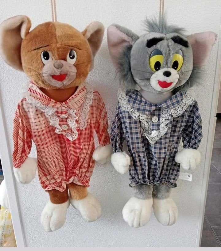 Tom en Jerry pyama zak 60cm vintage 1996, Ophalen, Overige typen