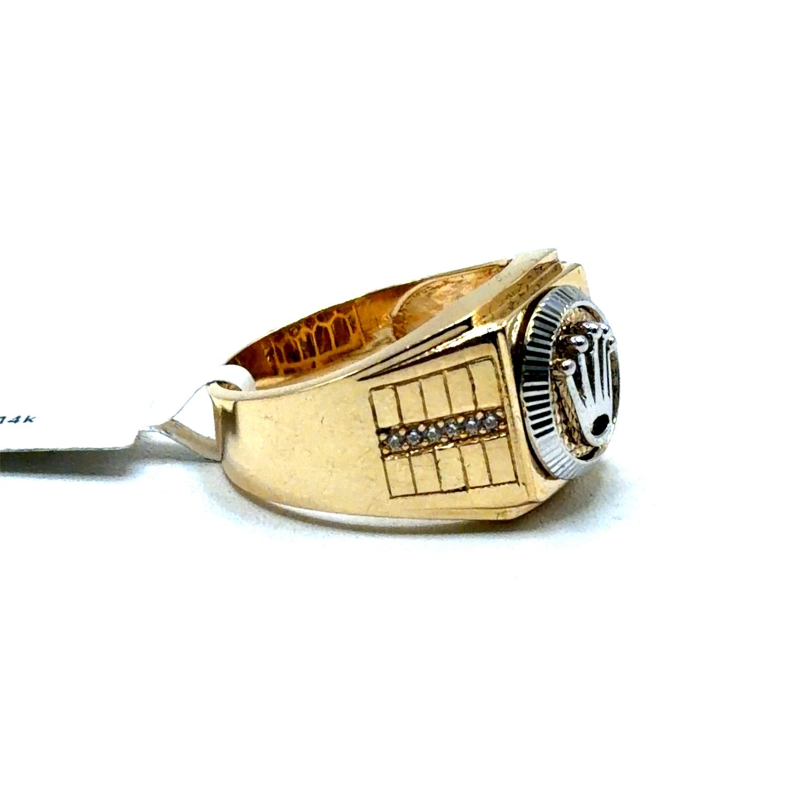 Gouden Rolex ring 14karaat, 19 tot 20, Nieuw, Ophalen of Verzenden, W
