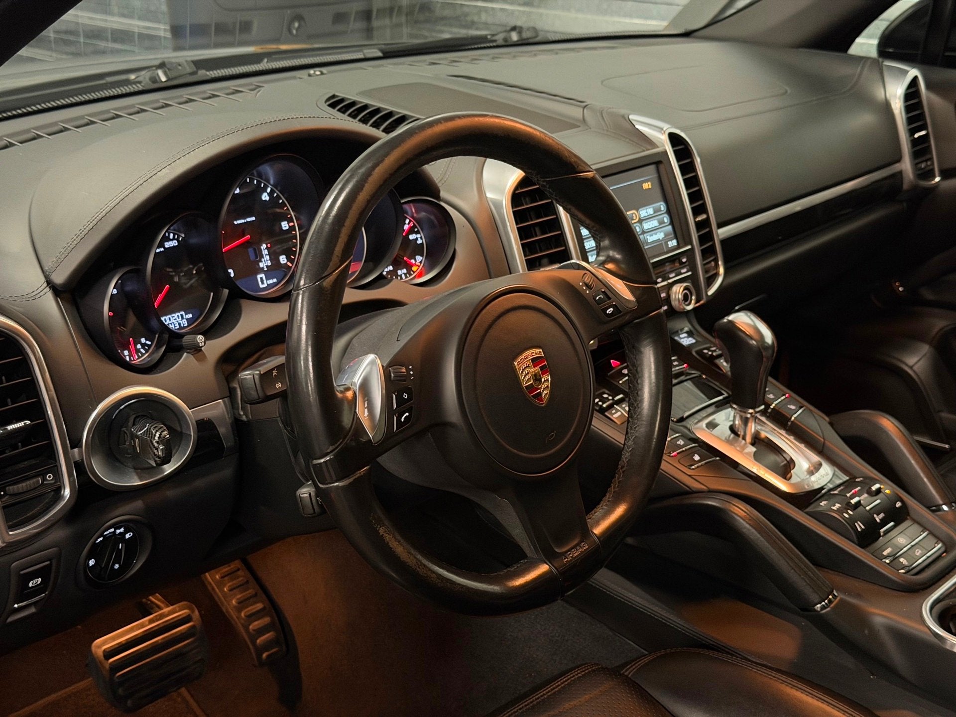 Porsche Cayenne 3.0 D BI-XENON/LEDER/LED/NAVI/PANO/LUCHTVERI, Automaat, Gebruikt, Zwart, Zwart