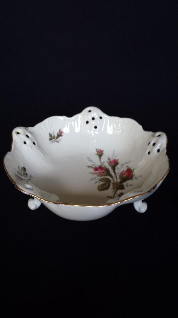 Vintage Bonbonschaal op 3 Pootjes <> Rosenthal CLASSIC ROSE, Ophalen of Verzenden