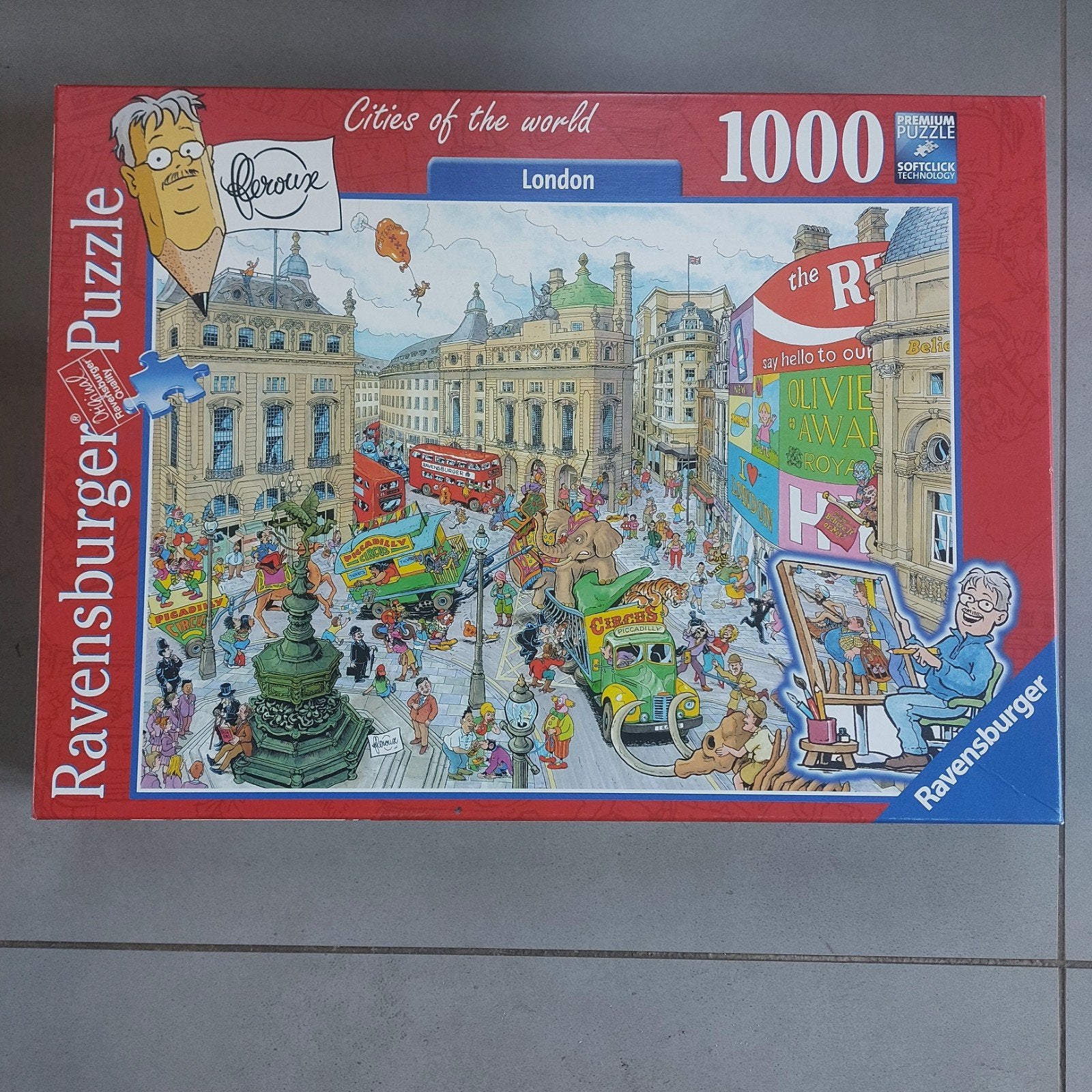 Ravensburger Legpuzzel London 1000 stukjes, Ophalen, 500 t/m 1500 stukjes, Zo goed als nieuw, Legpuzzel